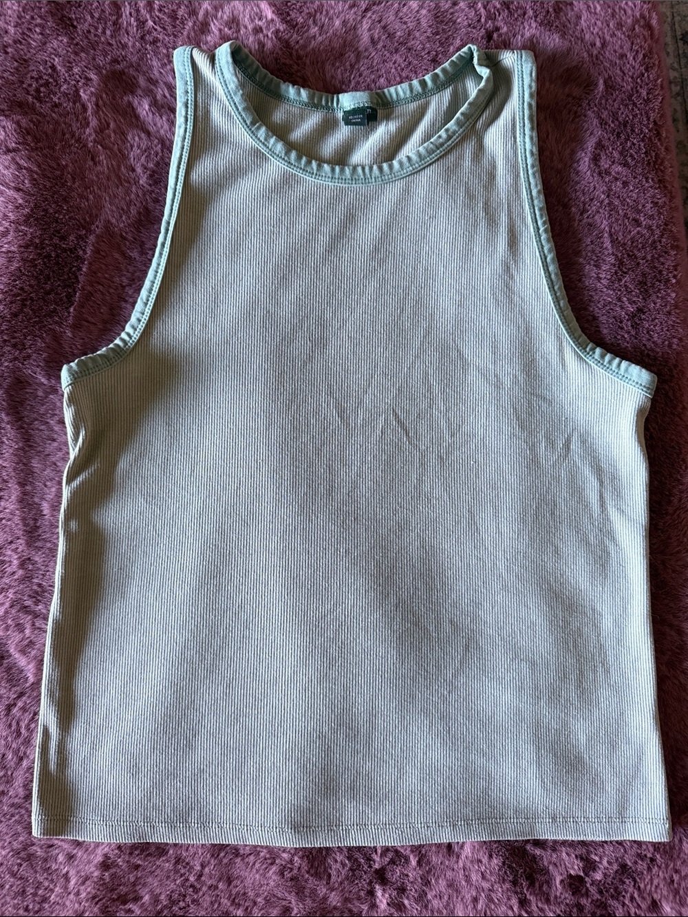 wild fable mint green ribbed tank top